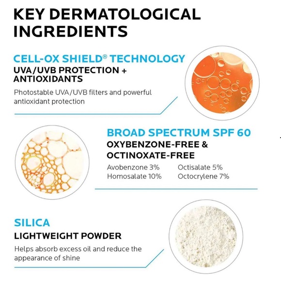 La Roche-Posay ANTHELIOS ULTRA LIGHT FLUID FACIAL SUNSCREEN SPF 60 50ml NIB - Picture 2 of 8